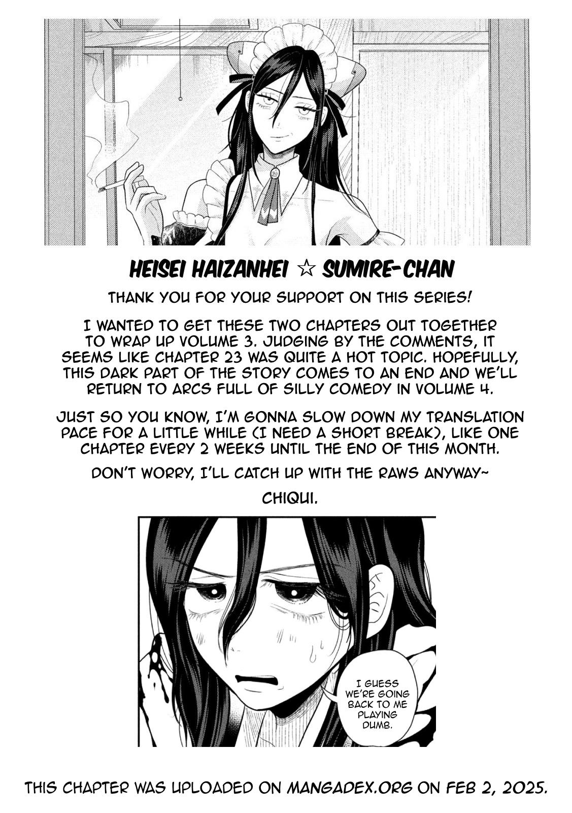 Heisei Haizanhei Sumire-chan Chap 25 - Next Chap 26