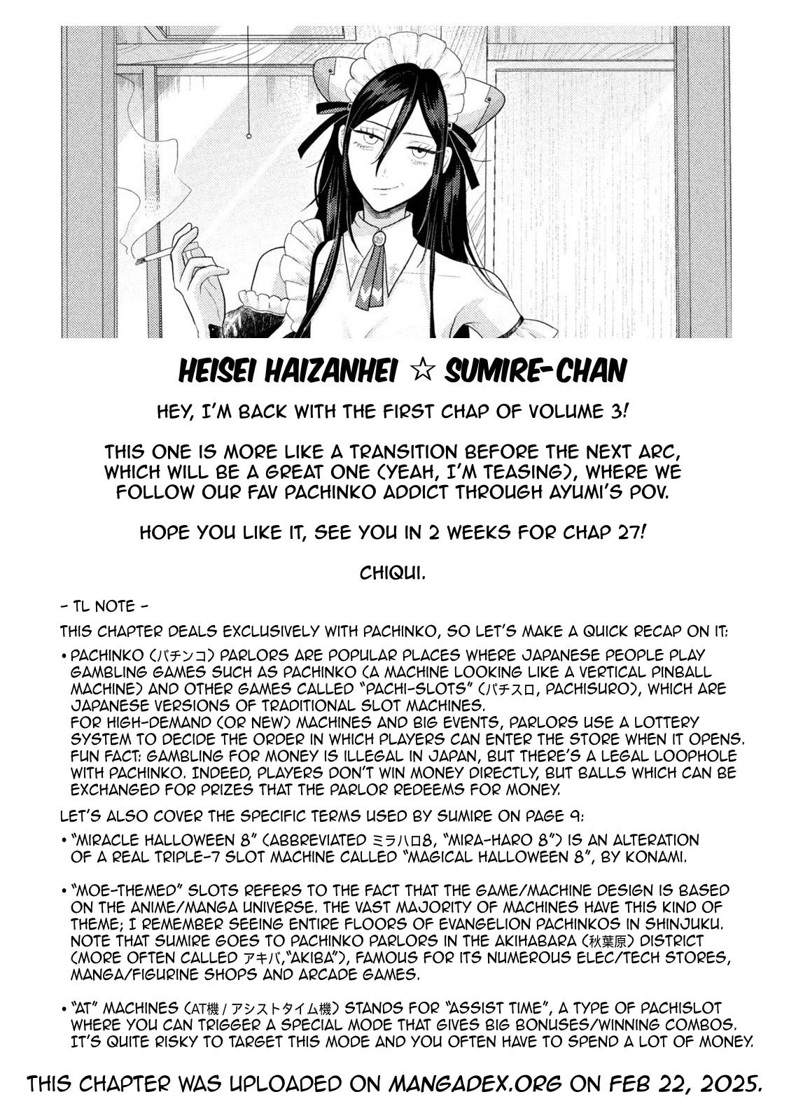 Heisei Haizanhei Sumire-chan Chap 26 - Next Chap 27