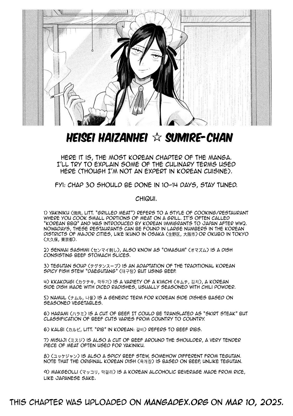 Heisei Haizanhei Sumire-chan Chap 29 - Next Chap 30