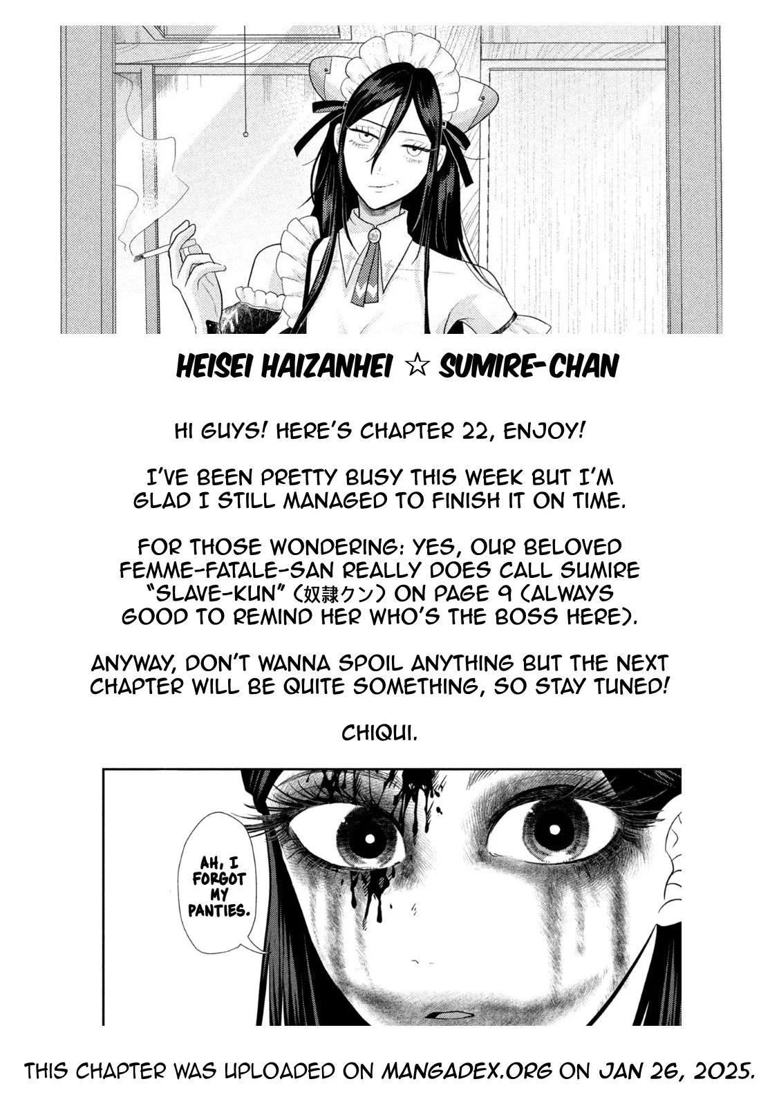 Heisei Haizanhei Sumire-chan Chap 22 - Next Chap 23