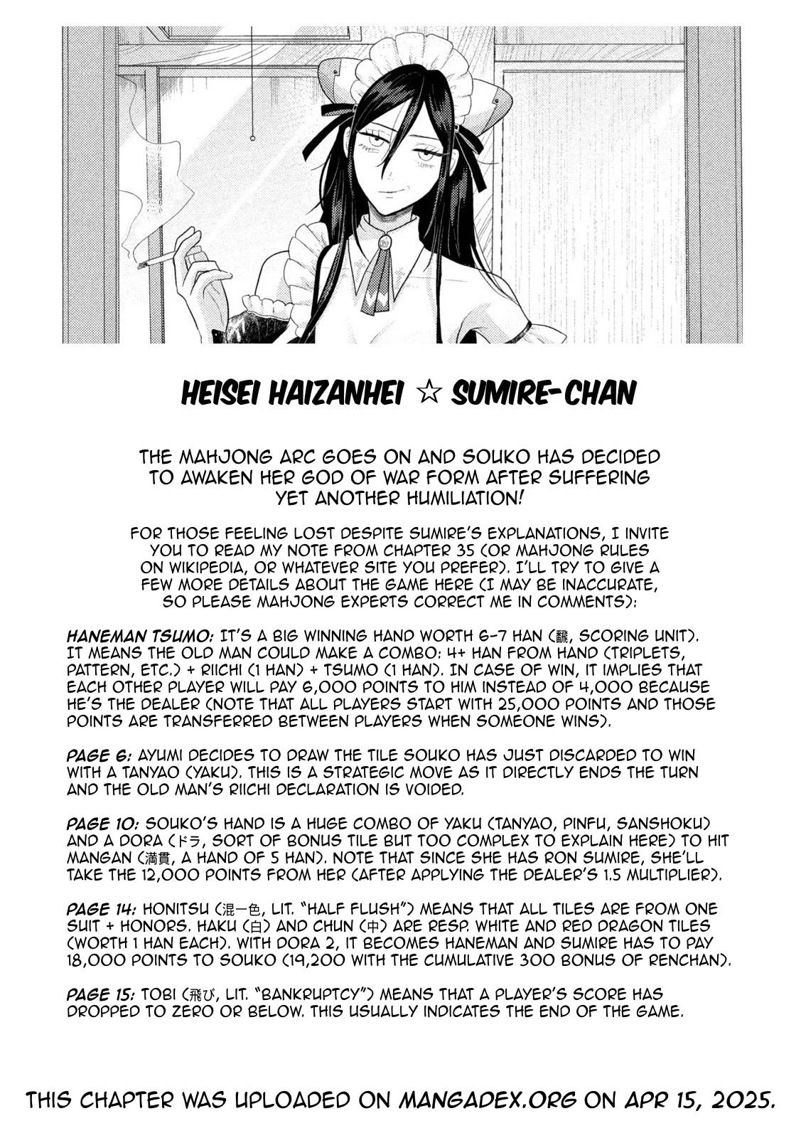 Heisei Haizanhei Sumire-chan Chap 36 - Next Chap 37