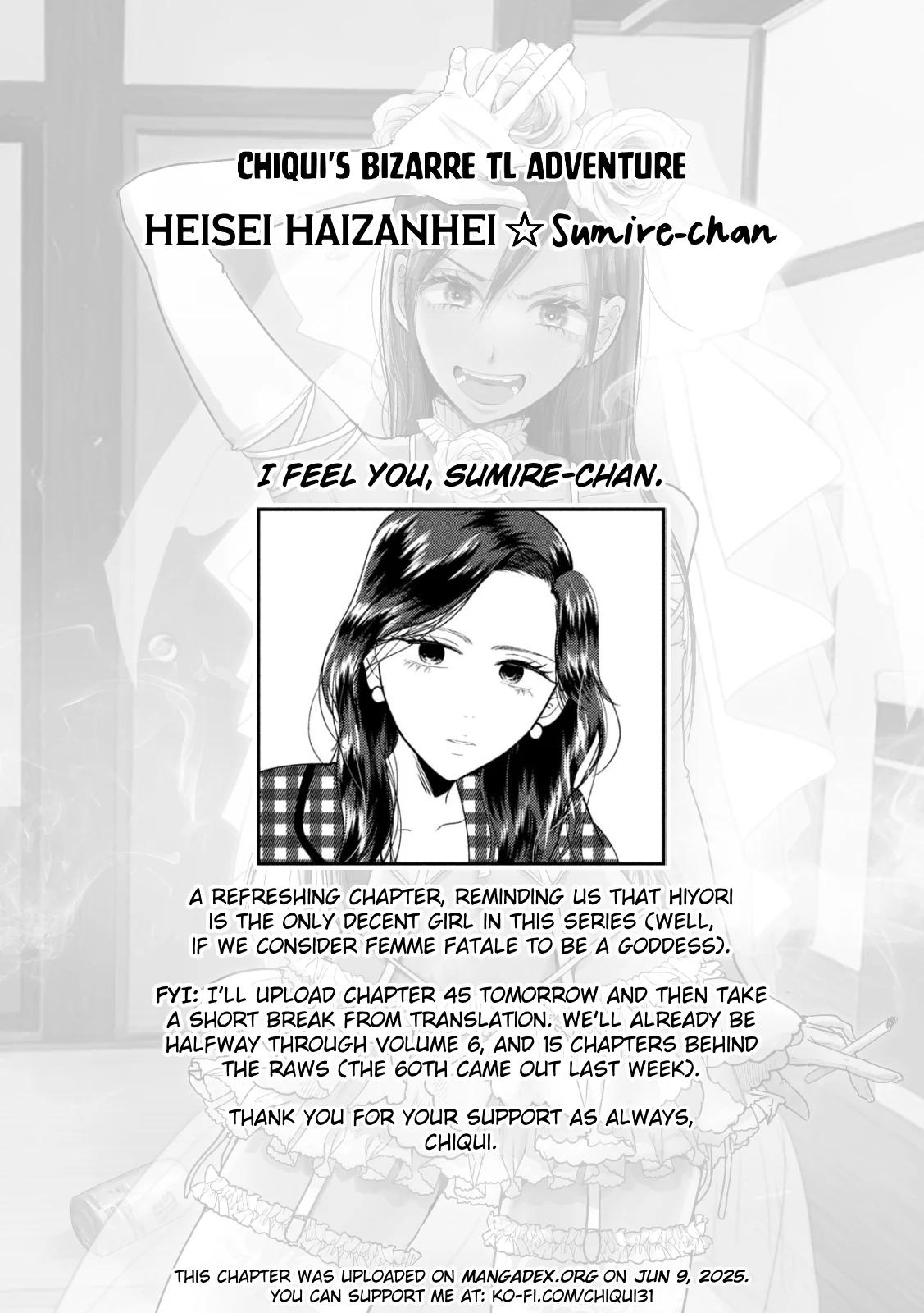 Heisei Haizanhei Sumire-chan Chap 44 - Next Chap 45