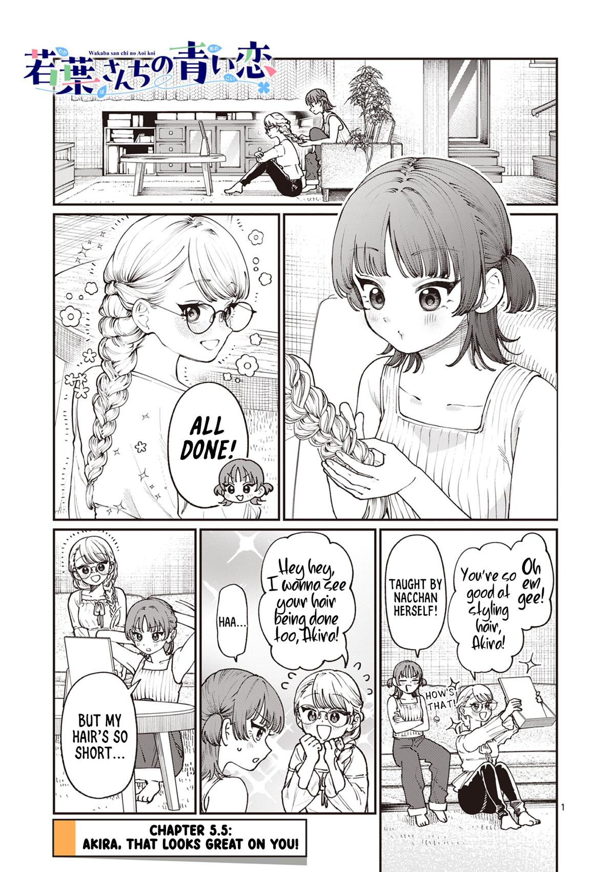 Wakaba-san Chi no Aoi Koi Chap 5.5 - Next Chap 6.5