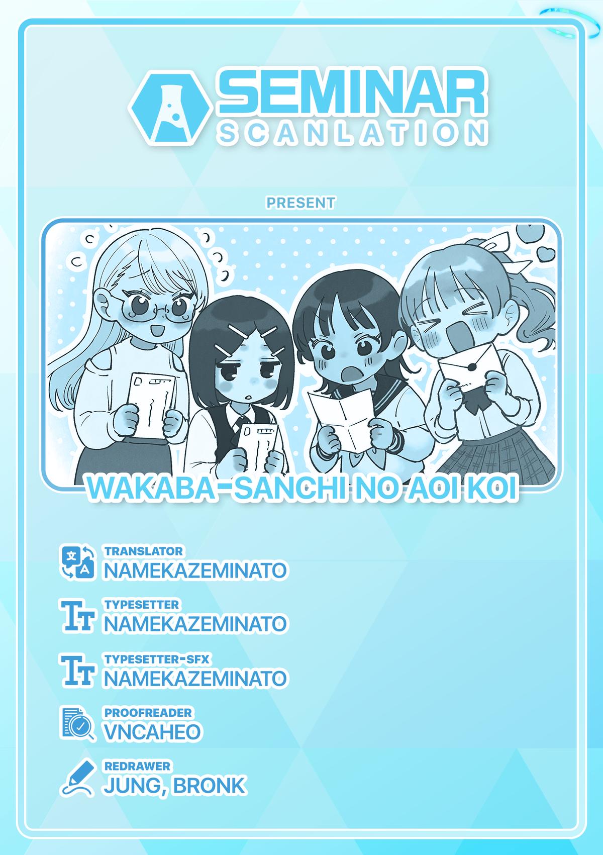 Wakaba-san Chi no Aoi Koi Chap 17 - Next Chap 18