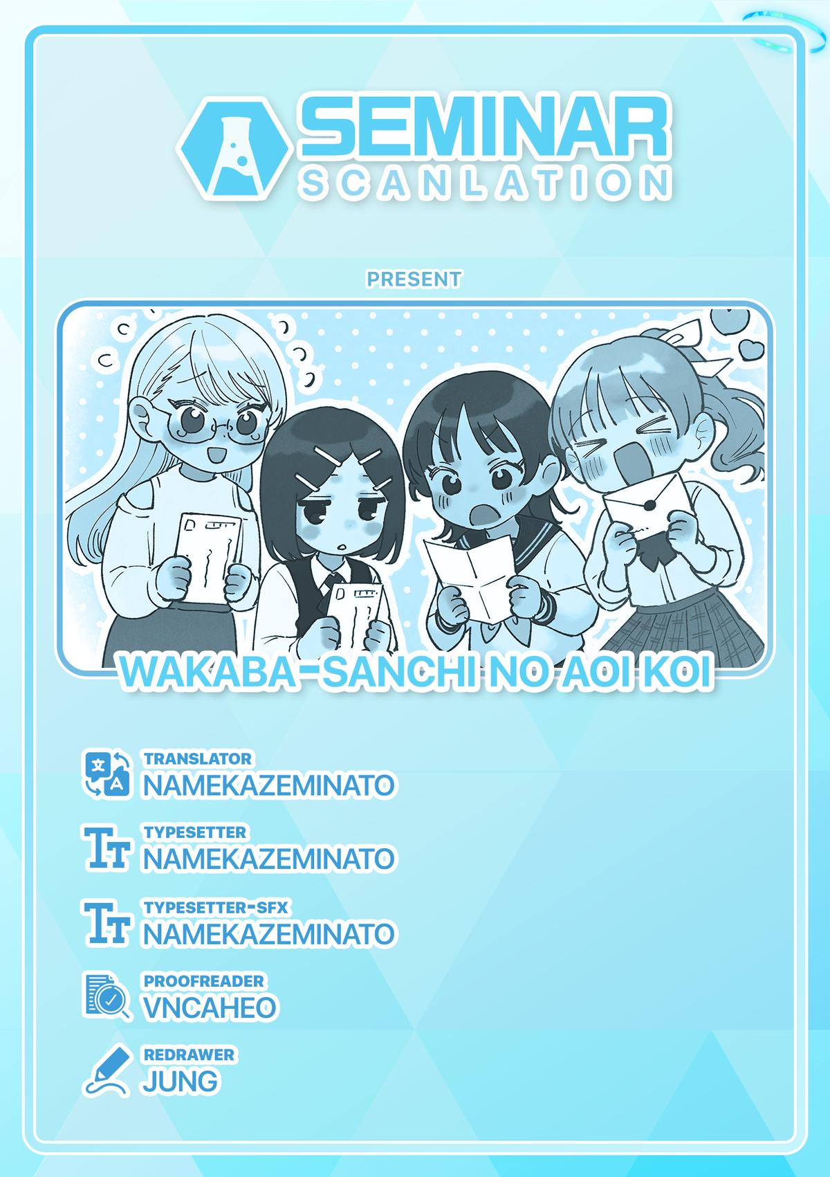 Wakaba-san Chi no Aoi Koi Chap 16 - Next Chap 17