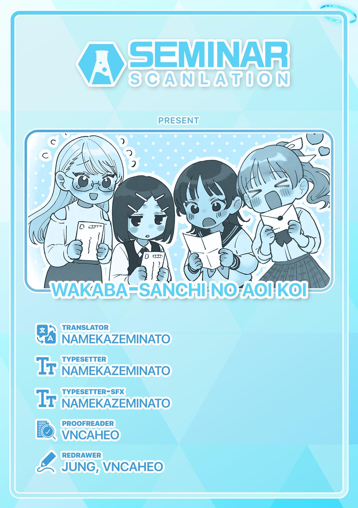 Wakaba-san Chi no Aoi Koi Chap 18 - Next Chap 19