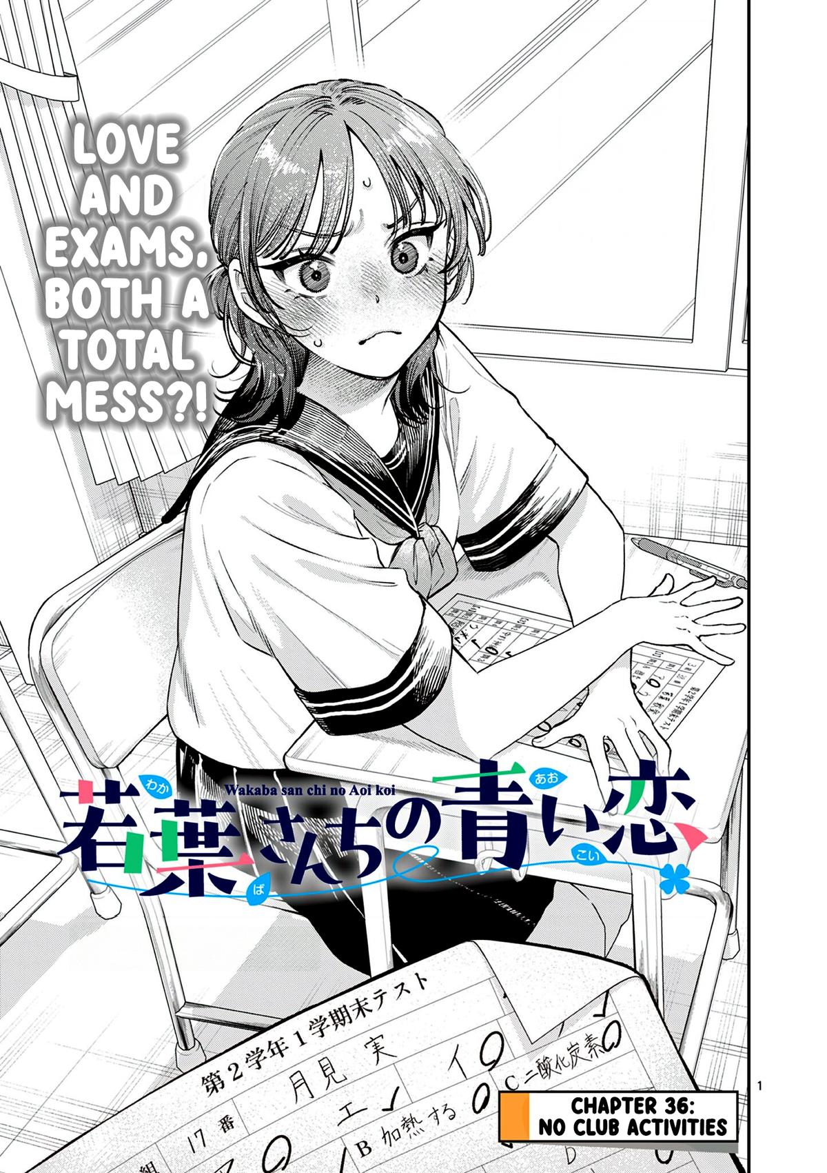 Wakaba-san Chi no Aoi Koi Chap 36 - Next Chap 37