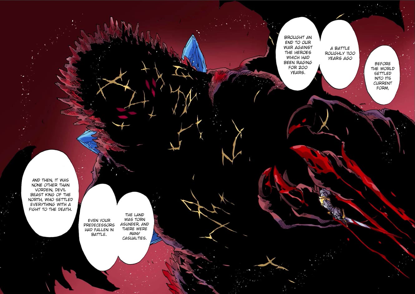 Clevatess - Maju no O to Akago to Kabane no Yusha Chap 34 - Next Chap 35