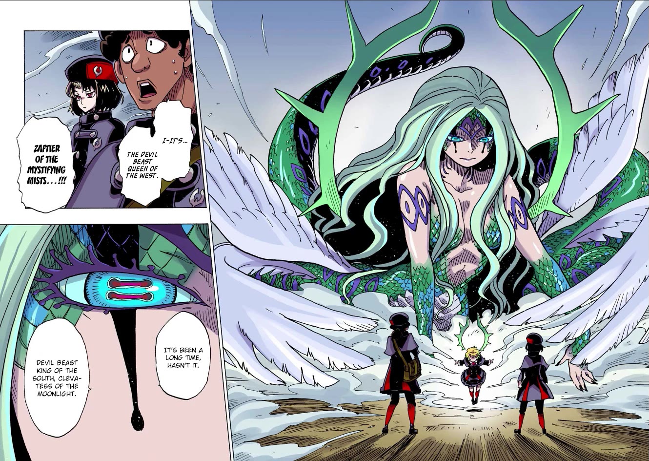 Clevatess - Maju no O to Akago to Kabane no Yusha Chap 33 - Next Chap 34