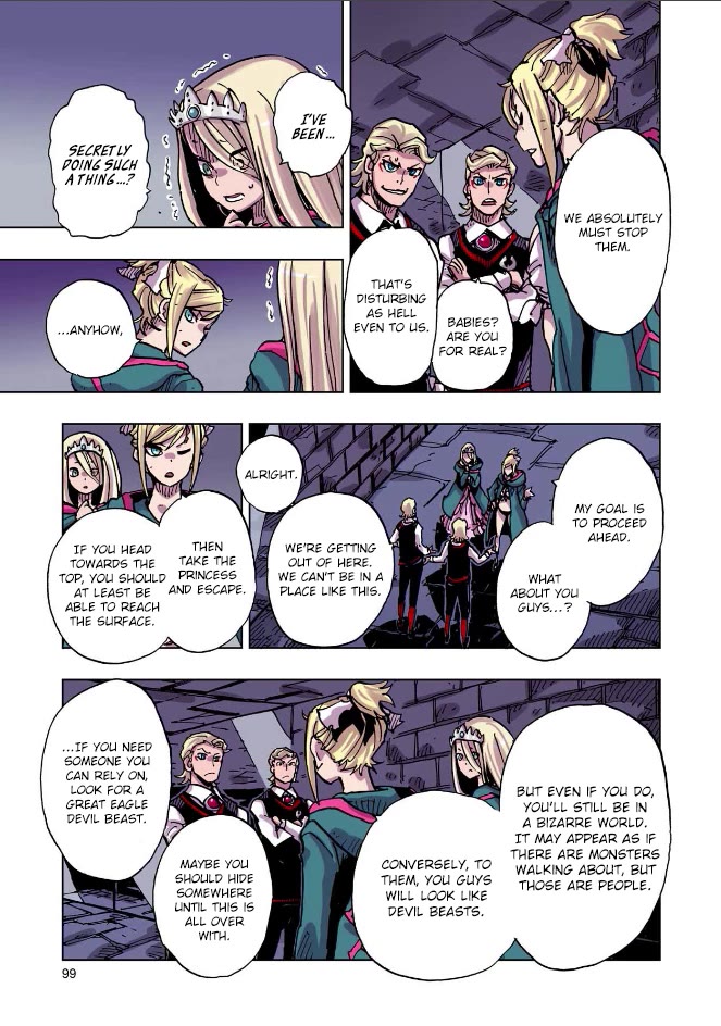 Clevatess - Maju no O to Akago to Kabane no Yusha Chap 47 - Next Chap 48