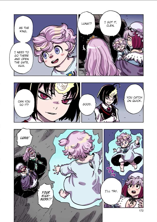 Clevatess - Maju no O to Akago to Kabane no Yusha Chap 49 - Next Chap 50