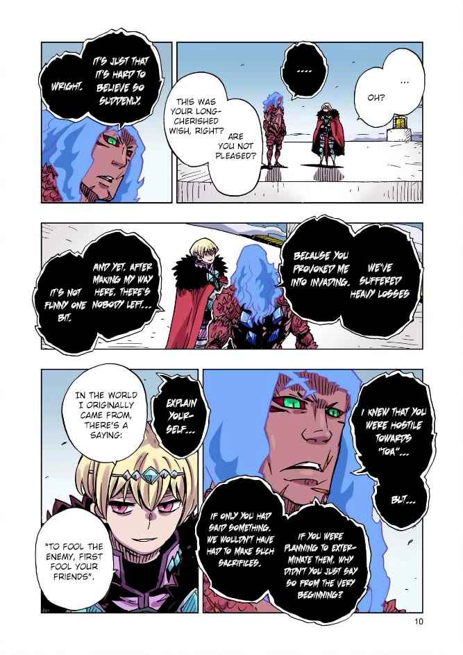 Clevatess - Maju no O to Akago to Kabane no Yusha Chap 55 - Next Chap 56