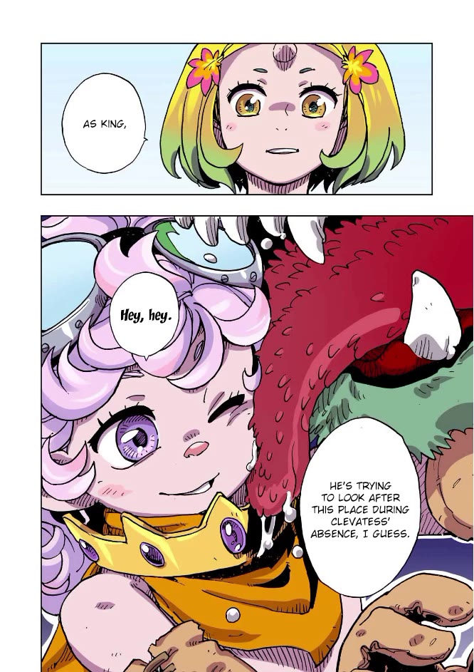 Clevatess - Maju no O to Akago to Kabane no Yusha Chap 58 - Next Chap 59