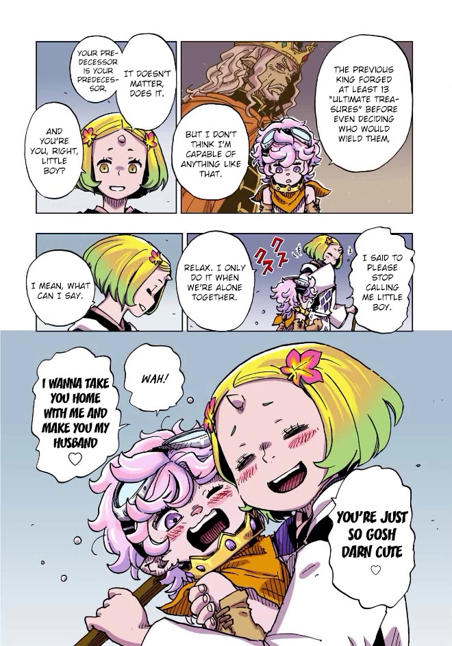 Clevatess - Maju no O to Akago to Kabane no Yusha Chap 59 - Next Chap 60