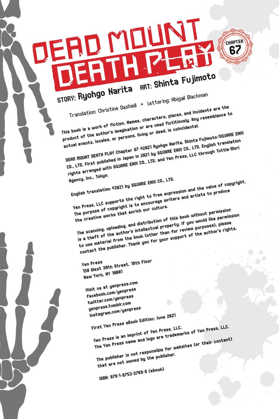 Dead Mount Death Play Chap 67 - Next Chap 68