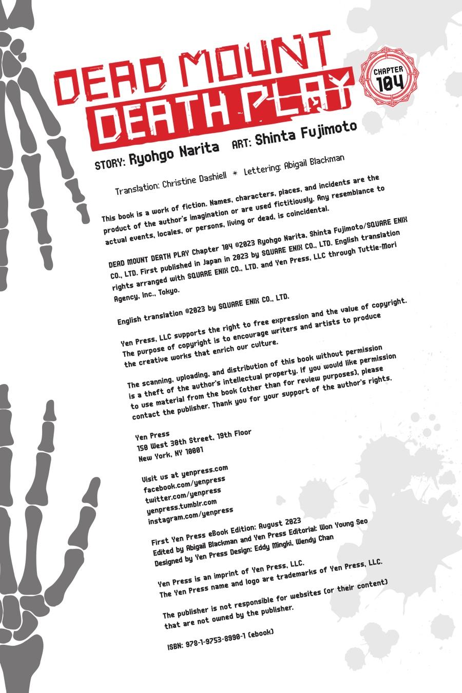 Dead Mount Death Play Chap 104 - Next Chap 105