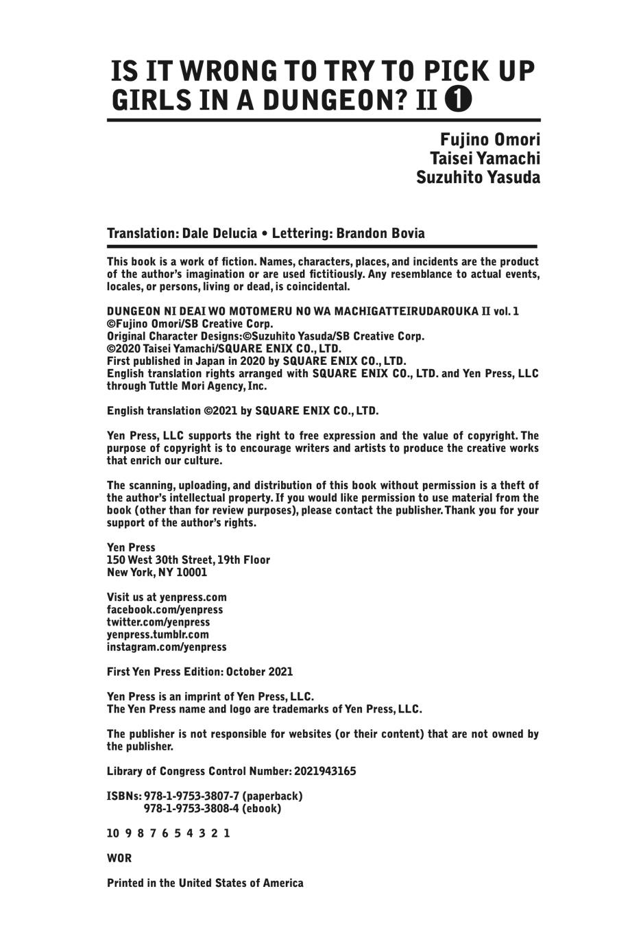 Dungeon ni Deai wo Motomeru no wa Machigatteiru Darou ka II Chap 6 - Next Chap 7