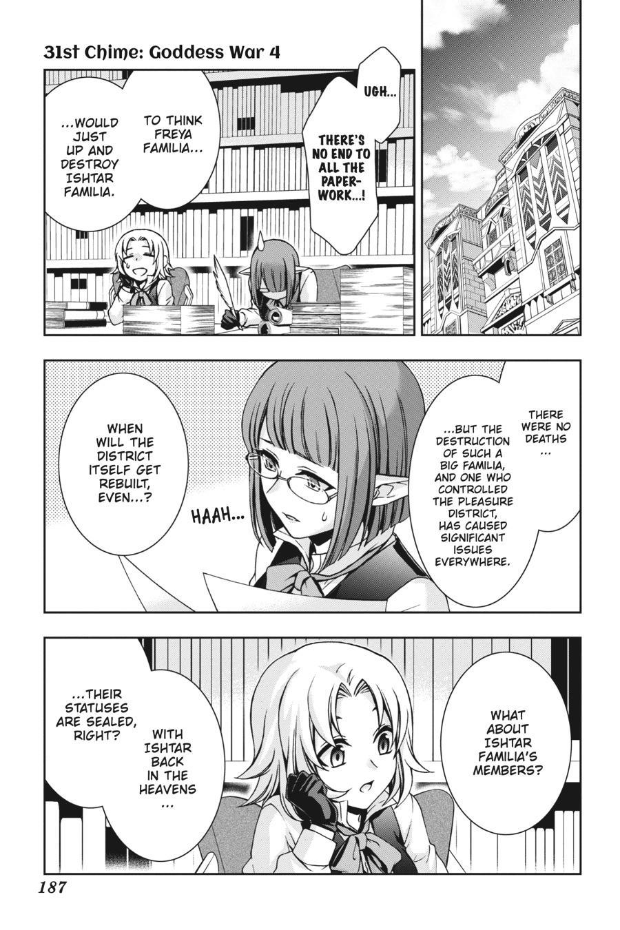 Dungeon ni Deai wo Motomeru no wa Machigatteiru Darou ka II Chap 31 - Next Chap 32