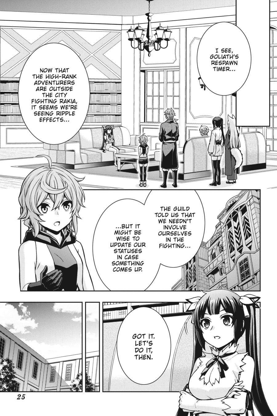 Dungeon ni Deai wo Motomeru no wa Machigatteiru Darou ka II Chap 33 - Next Chap 34