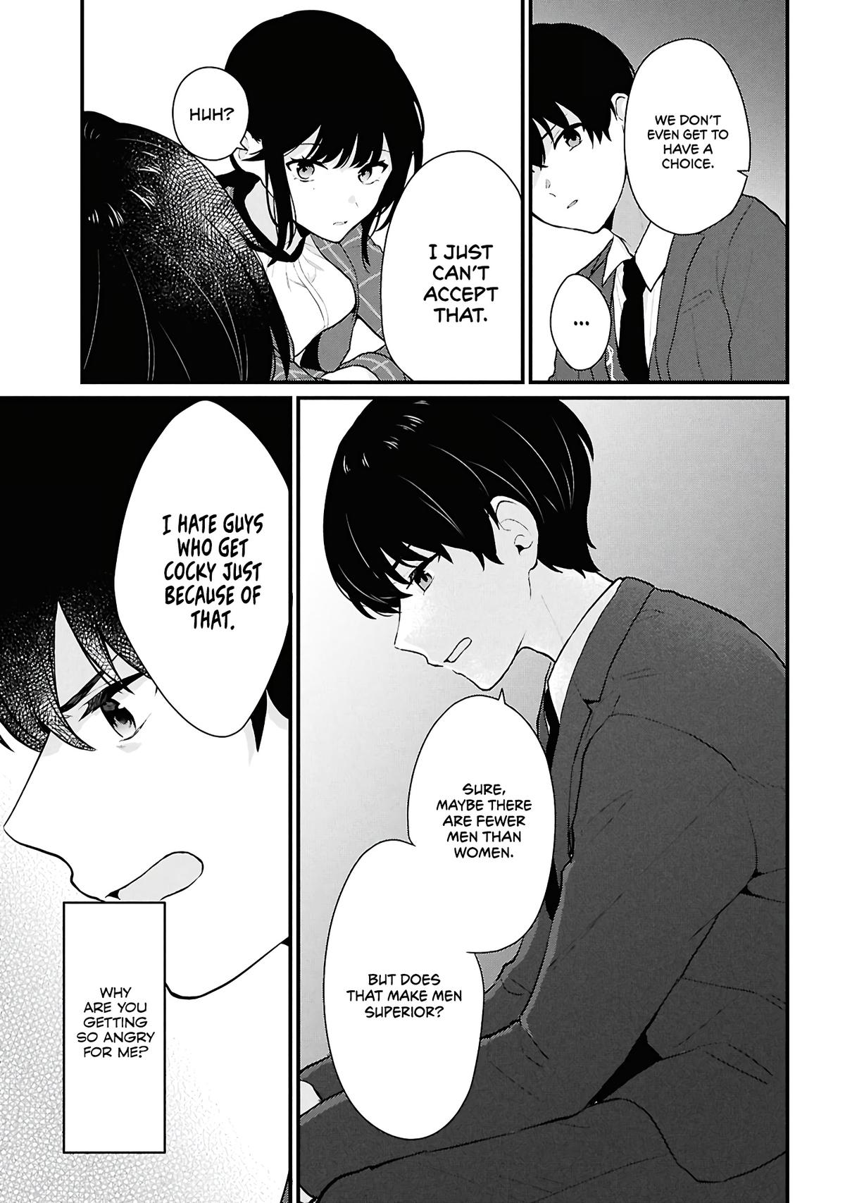 Danjo Hi 1:5 no Sekai demo Futsuu ni Ikirareru to Omotta? Gekiomo Kanjou na Kanojo-tachi ga Mujikaku Danshi ni Hanrou saretara Chap 4 - Next Chap 5