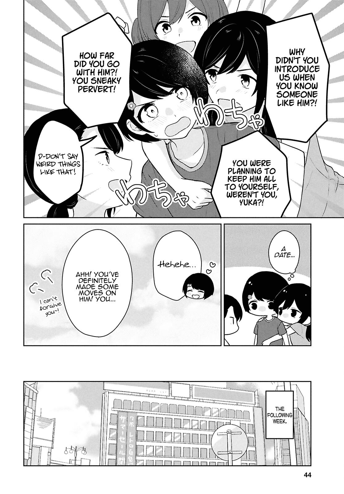 Danjo Hi 1:5 no Sekai demo Futsuu ni Ikirareru to Omotta? Gekiomo Kanjou na Kanojo-tachi ga Mujikaku Danshi ni Hanrou saretara Chap 12 - Next Chap 13