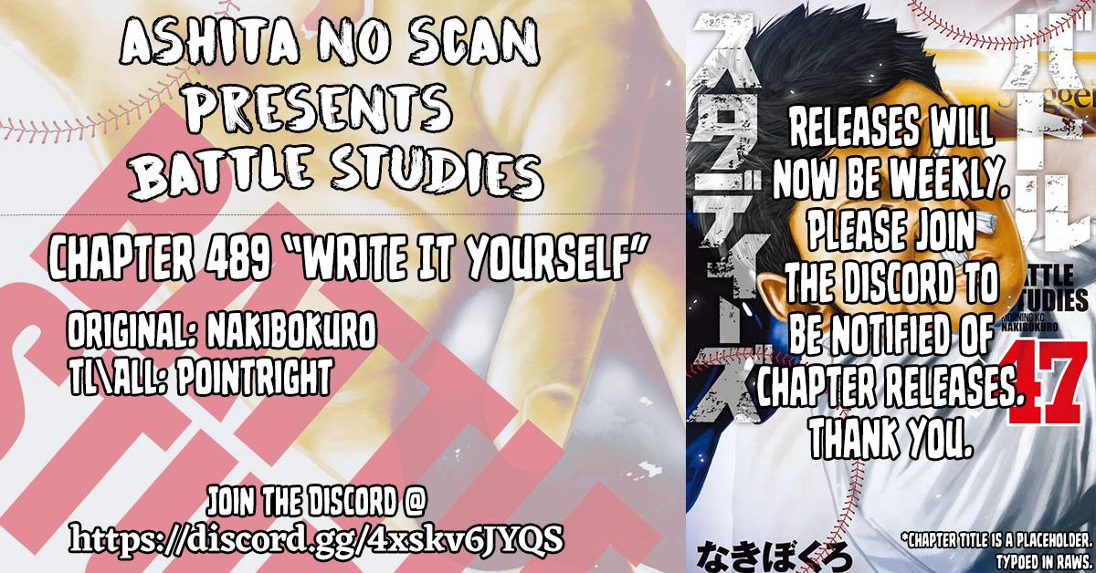 Battle Studies Chap 489 - Next Chap 490