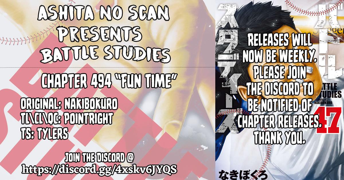 Battle Studies Chap 494 - Next Chap 495