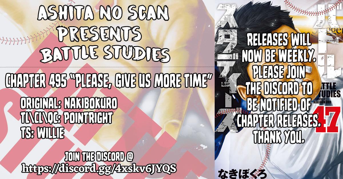 Battle Studies Chap 495 - Next Chap 496