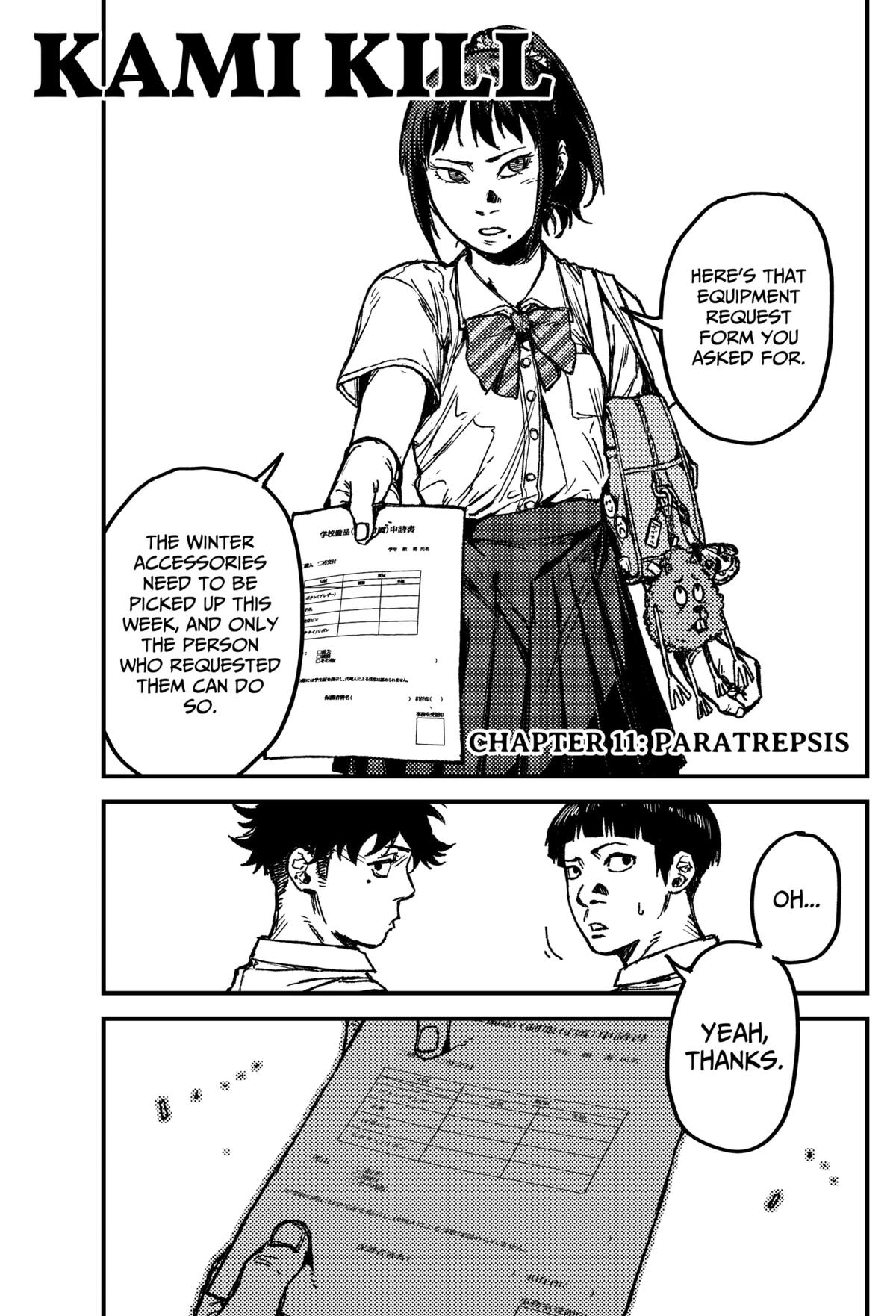 Kami Kill Chap 11 - Next Chap 12