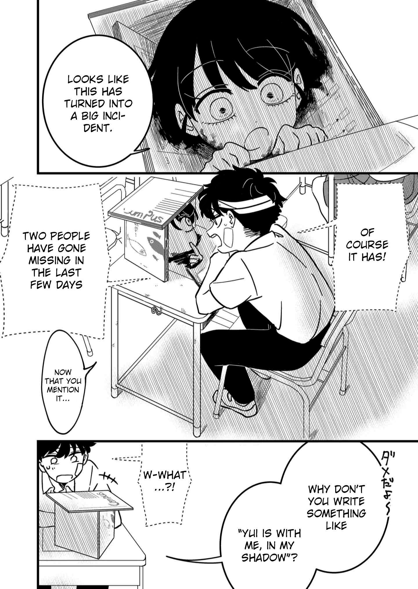 Yui wa Kage de shika Ikirarenai Chap 4 - Next Chap 5