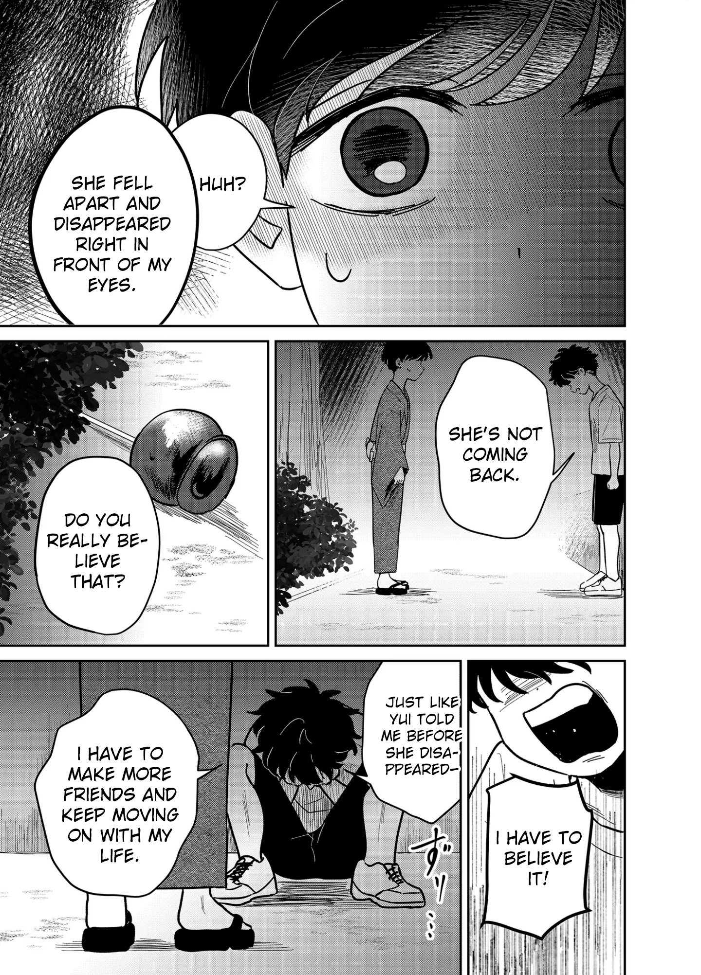 Yui wa Kage de shika Ikirarenai Chap 13 - Next Chap 14