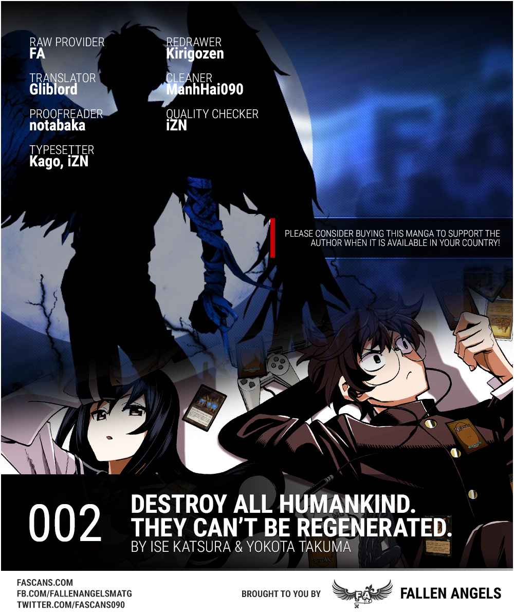 Destroy All Humankind. They Can’t Be Regenerated. Chap 2 - Next Chap 3