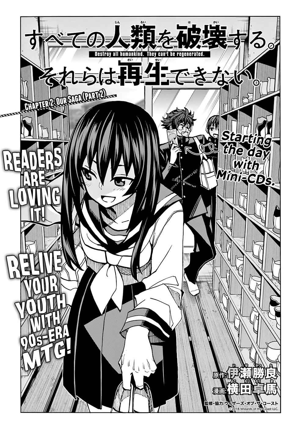 Destroy All Humankind. They Can’t Be Regenerated. Chap 2 - Next Chap 3