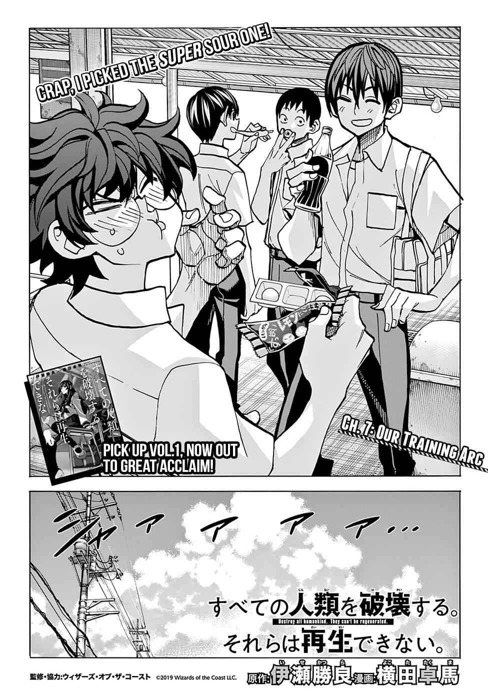 Destroy All Humankind. They Can’t Be Regenerated. Chap 7 - Next Chap 8