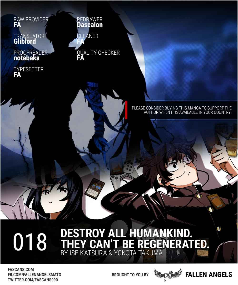 Destroy All Humankind. They Can’t Be Regenerated. Chap 18 - Next Chap 19