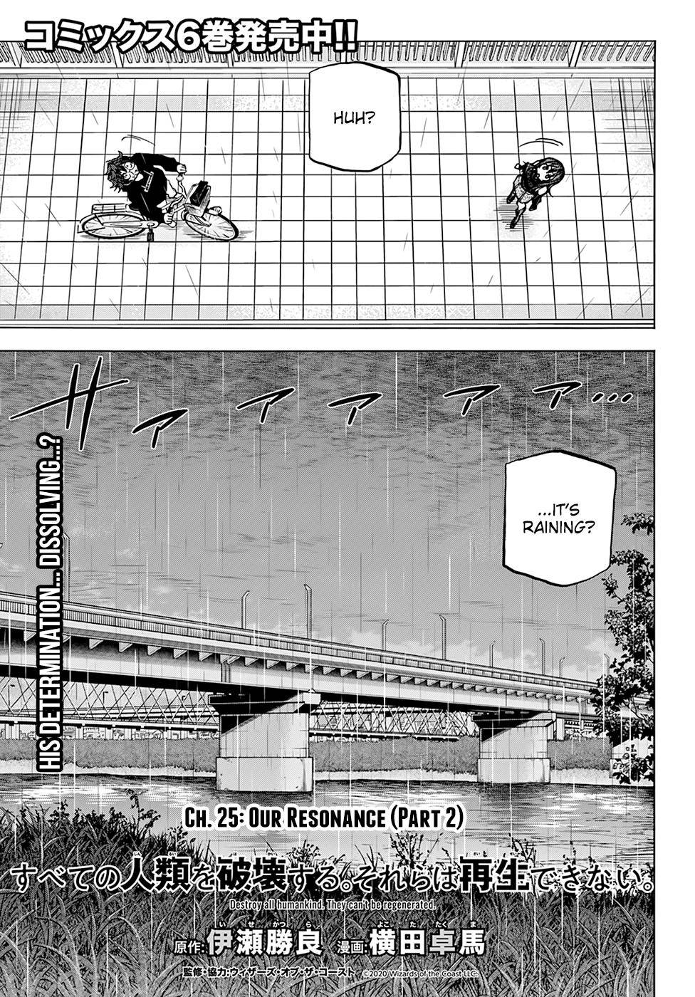 Destroy All Humankind. They Can’t Be Regenerated. Chap 25 - Next Chap 26