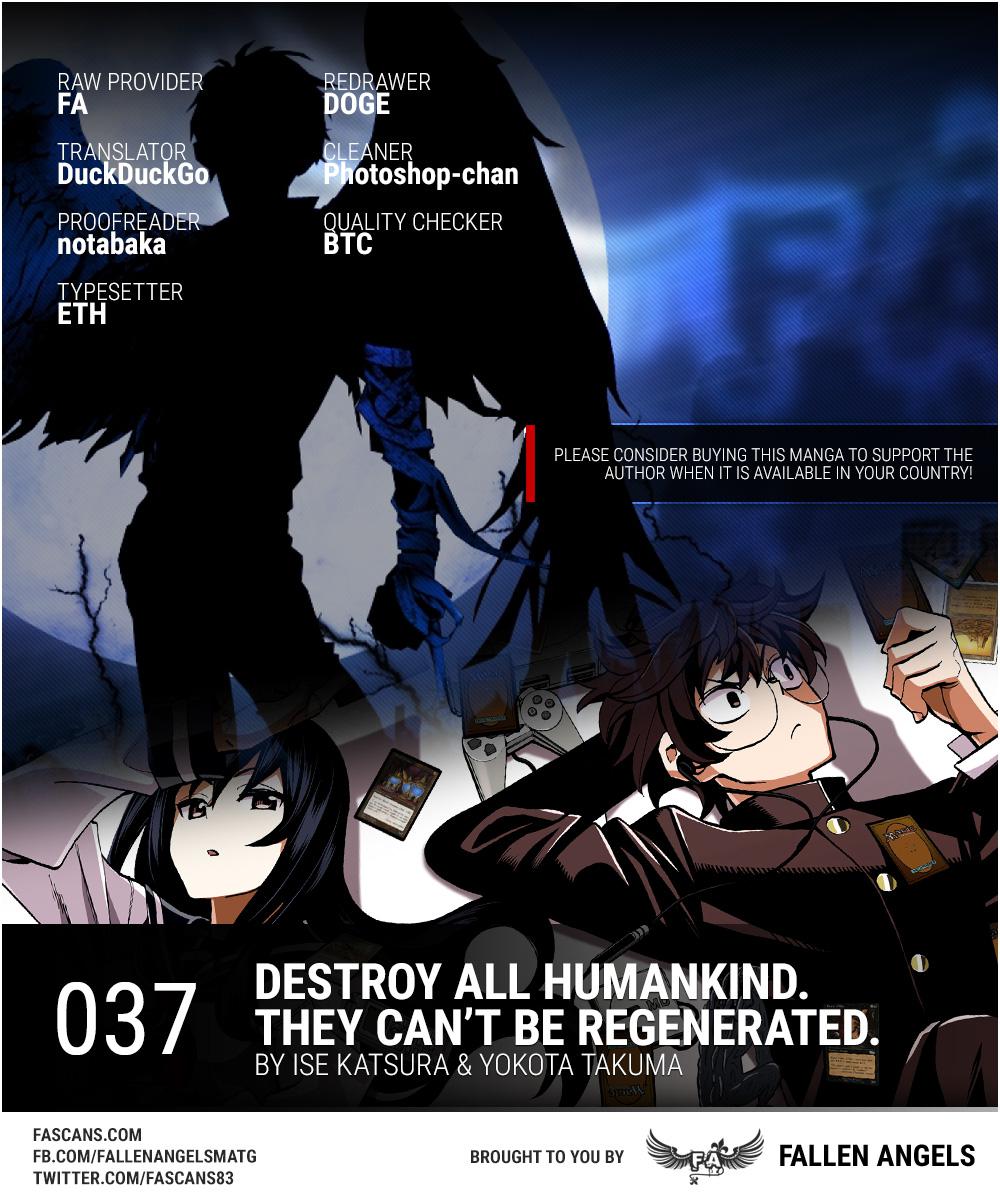Destroy All Humankind. They Can’t Be Regenerated. Chap 37 - Next Chap 38