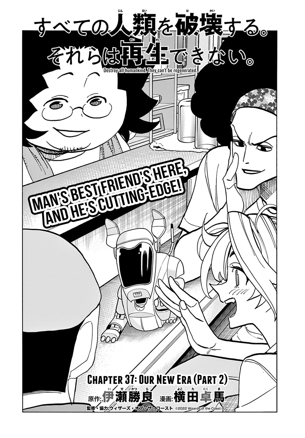 Destroy All Humankind. They Can’t Be Regenerated. Chap 37 - Next Chap 38