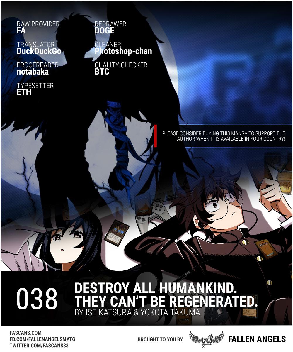 Destroy All Humankind. They Can’t Be Regenerated. Chap 38 - Next Chap 39
