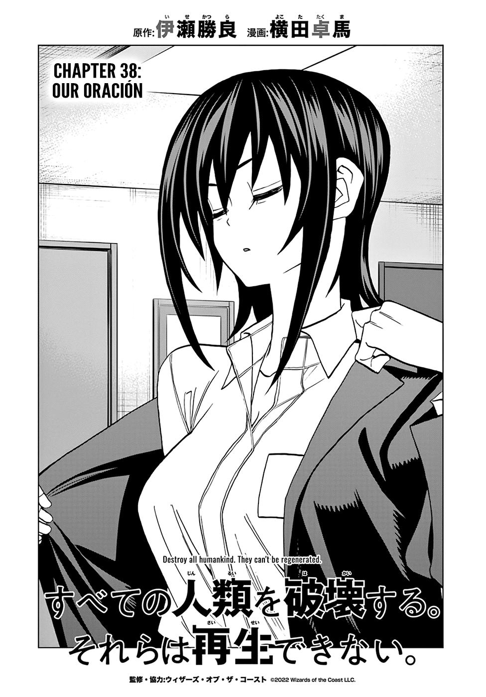 Destroy All Humankind. They Can’t Be Regenerated. Chap 38 - Next Chap 39