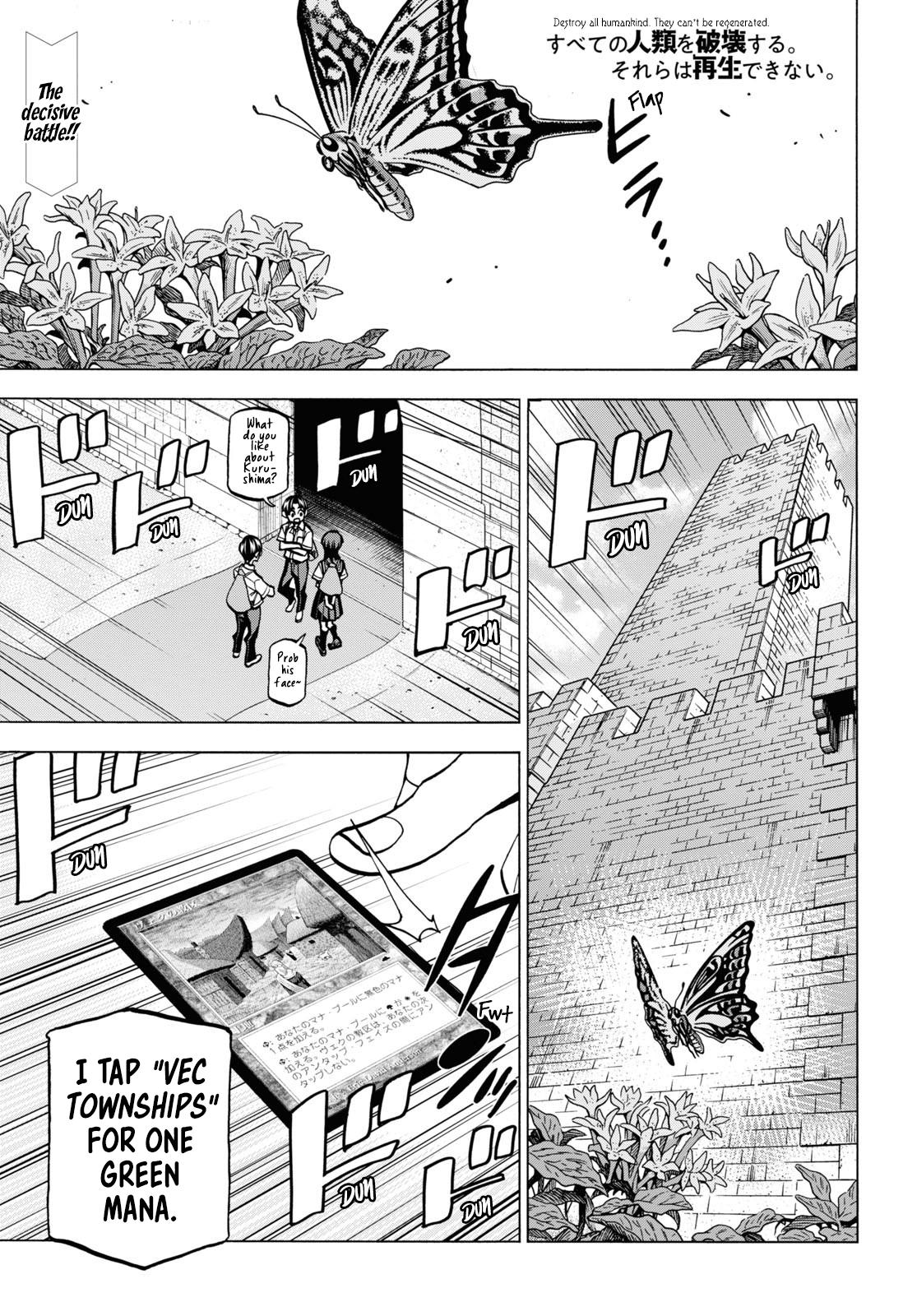 Destroy All Humankind. They Can’t Be Regenerated. Chap 41 - Next Chap 42