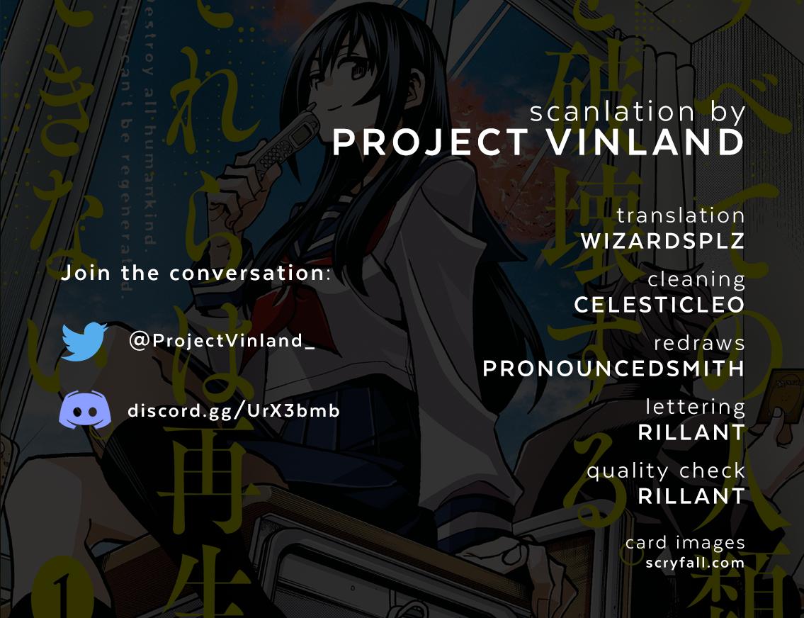 Destroy All Humankind. They Can’t Be Regenerated. Chap 45 - Next Chap 46