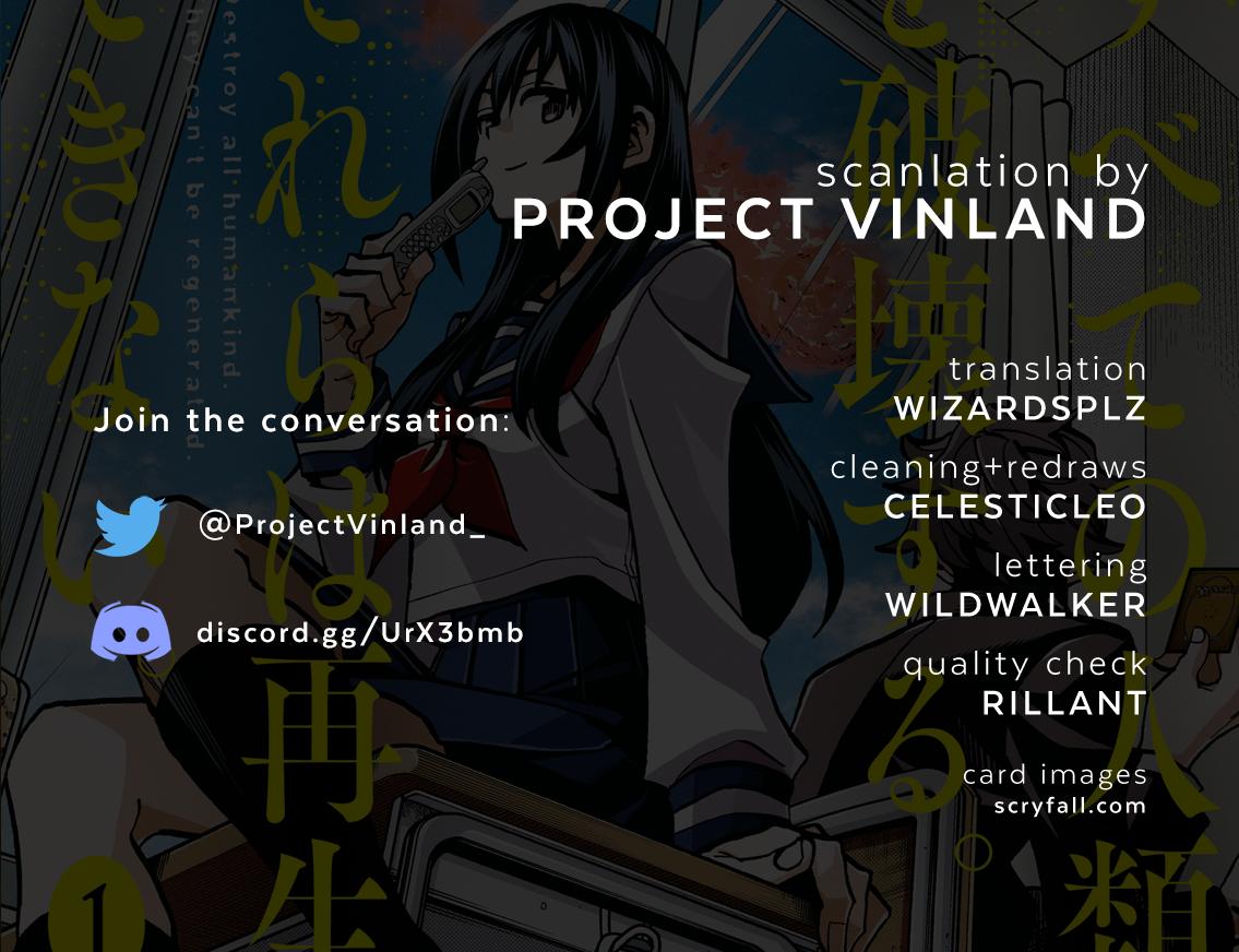 Destroy All Humankind. They Can’t Be Regenerated. Chap 46 - Next Chap 47