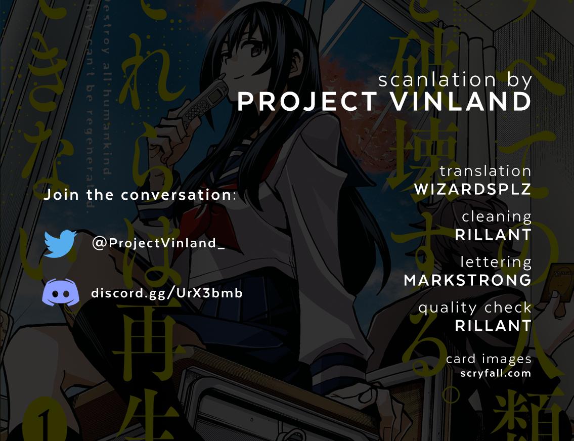 Destroy All Humankind. They Can’t Be Regenerated. Chap 48 - Next Chap 49