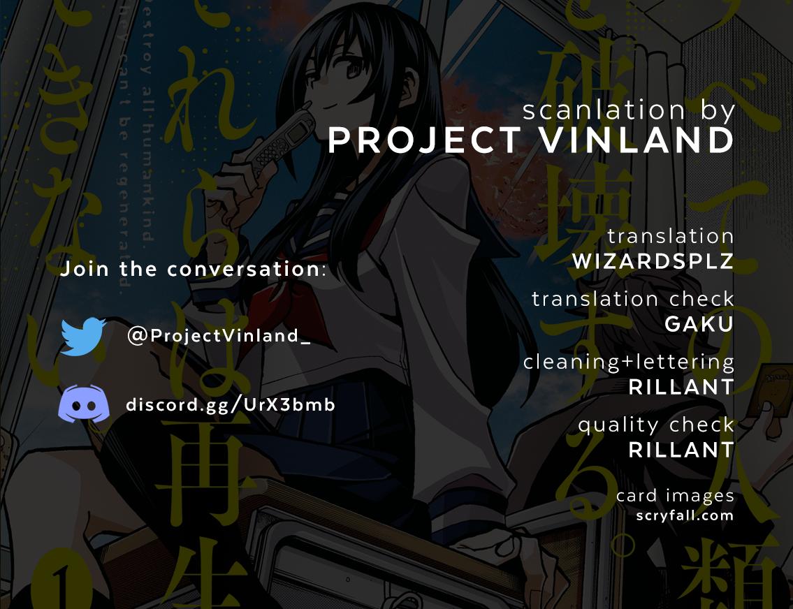 Destroy All Humankind. They Can’t Be Regenerated. Chap 50 - Next Chap 51