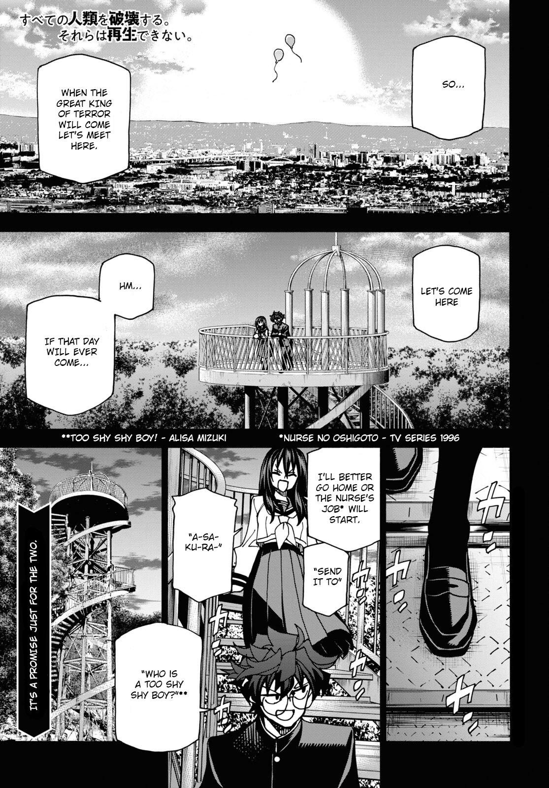 Destroy All Humankind. They Can’t Be Regenerated. Chap 51.1 - Next Chap 52.1