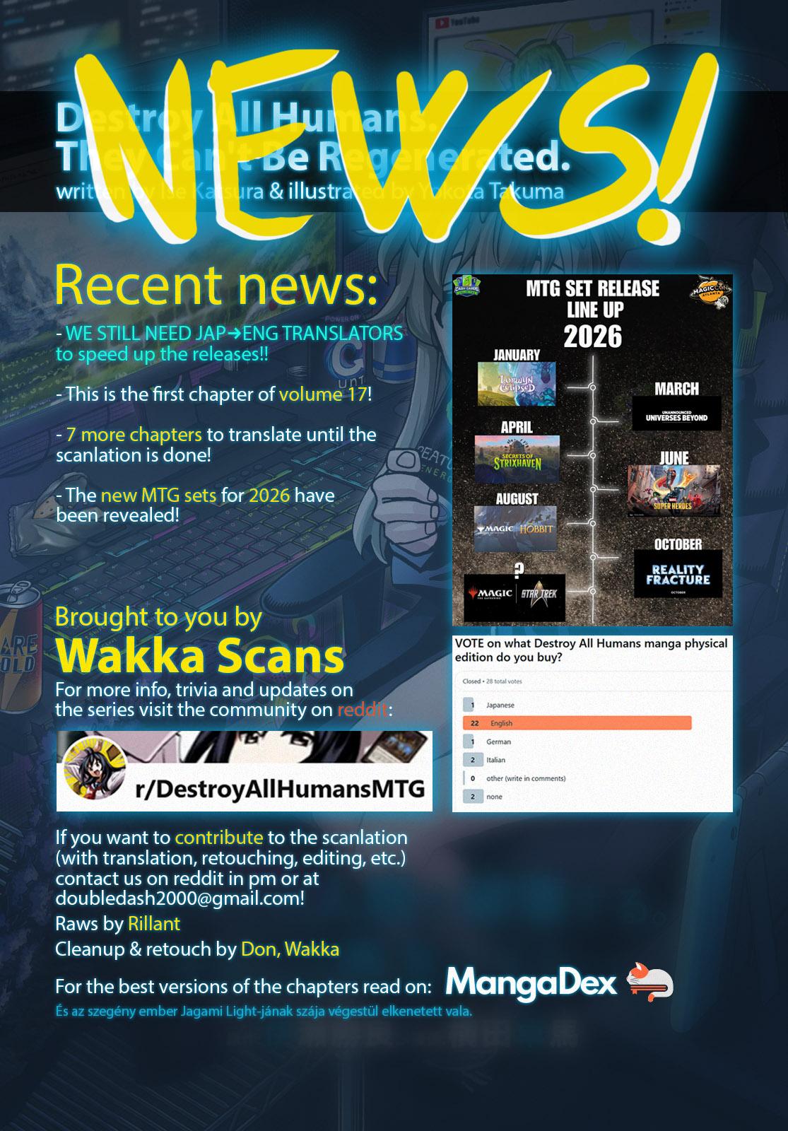 Destroy All Humankind. They Can’t Be Regenerated. Chap 64 - Next Chap 65