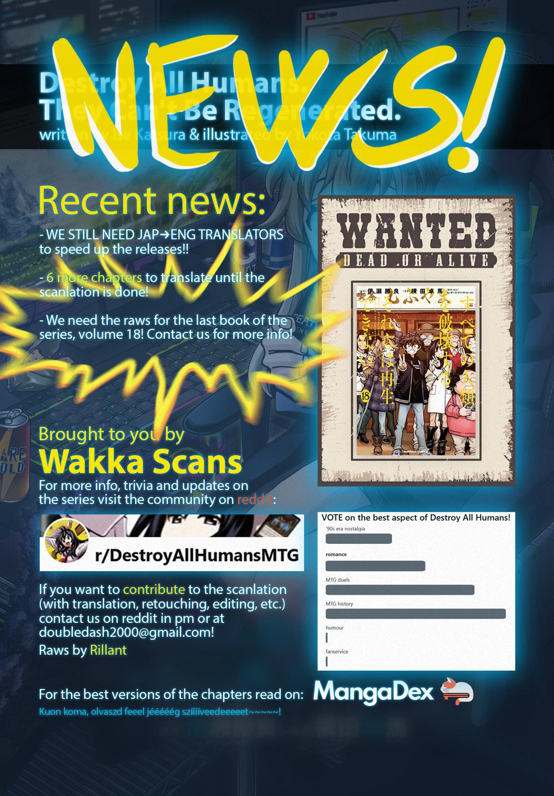 Destroy All Humankind. They Can’t Be Regenerated. Chap 65 - Next Chap 66