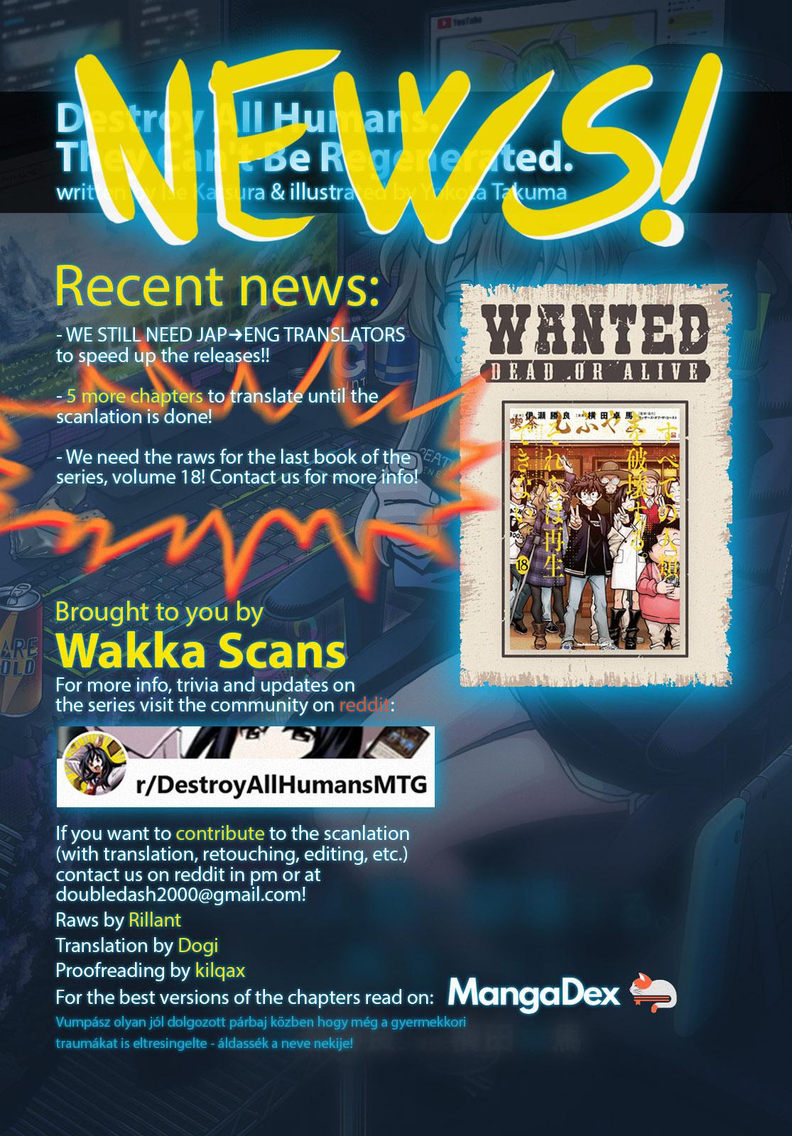 Destroy All Humankind. They Can’t Be Regenerated. Chap 66 - Next Chap 67