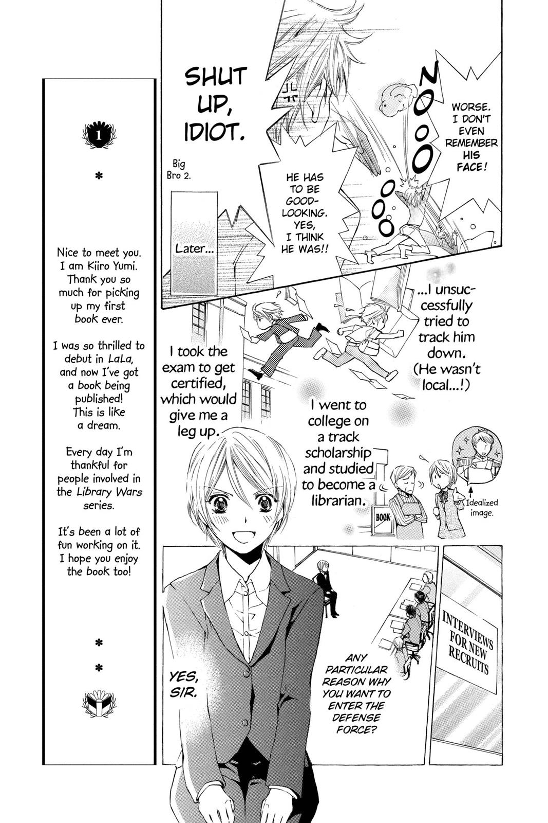 Toshokan Sensou: Love & War Chap 1 - Next Chap 2